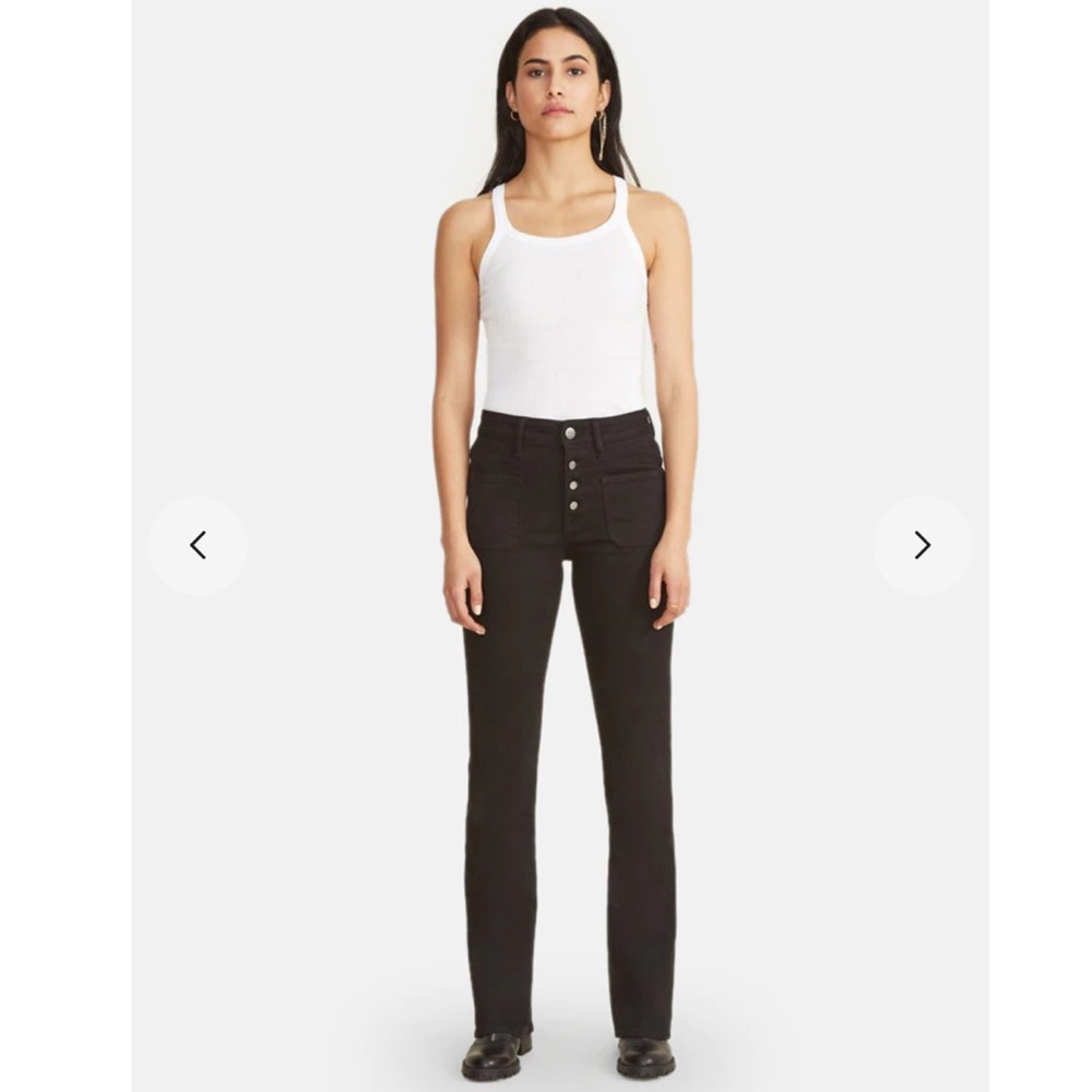 Warp + Weft PHL Slim Bootcut - Black